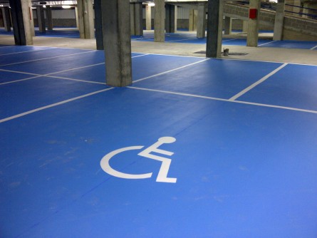 Detalle Plaza Minusválido